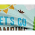 thumbnail image 5 of oneOone Rayon Sky Blue Fabric Camping Sewing Craft Projects Fabric Prints By Yard 56 Inch Wide, 5 of 5
