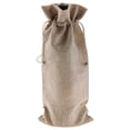 thumbnail image 2 of Sacs à Vin, 12 Pcs Sac à Vin en Lin Simple avec Cordon de Serrage Housse Décorative Champagne, 2 of 8
