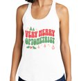 thumbnail image 2 of Very Merry Optometrist Tank Top Fitted Racerback Women's 2X-Large Heather Grey, 2 of 5