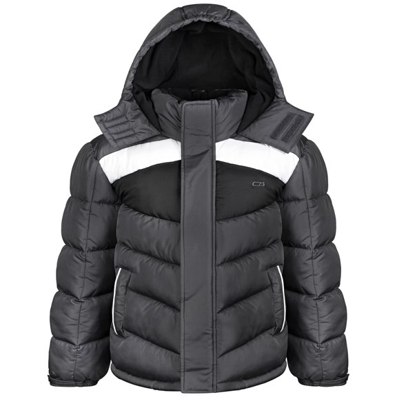 CB Sports Toddler Boys Quilted Puffer Coat 4T
