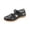 Black, variant on Closed Toe Sandals Women Summer Dressy Wedge Sandal Fisherman Comfortable Hollow Out Sandals Black 35