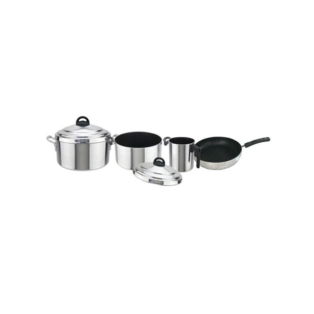 Set 22 cm PRODOM con Antiadherente de Aluminio Triple Fuerte Ideal para Cocinar