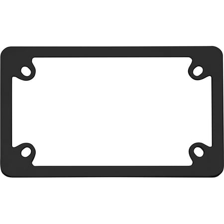 Motorcycle License Plate - 77050 Black MC Neo License Plate Frame, A simple, yet clean black frame to accent the look of your motorcycle license plate By Cruiser Accessories