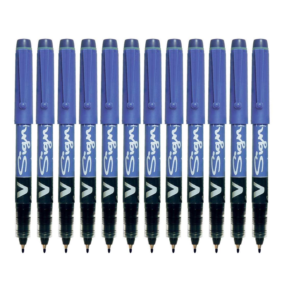 Pilot V Sign Blue Pen 12 Count