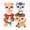 ZH4, variant on 2 PCS Minilpsshop Little Animal Cartoon Pets Figures Dachshund #909 Bonbon Cat #1660 and Accessories