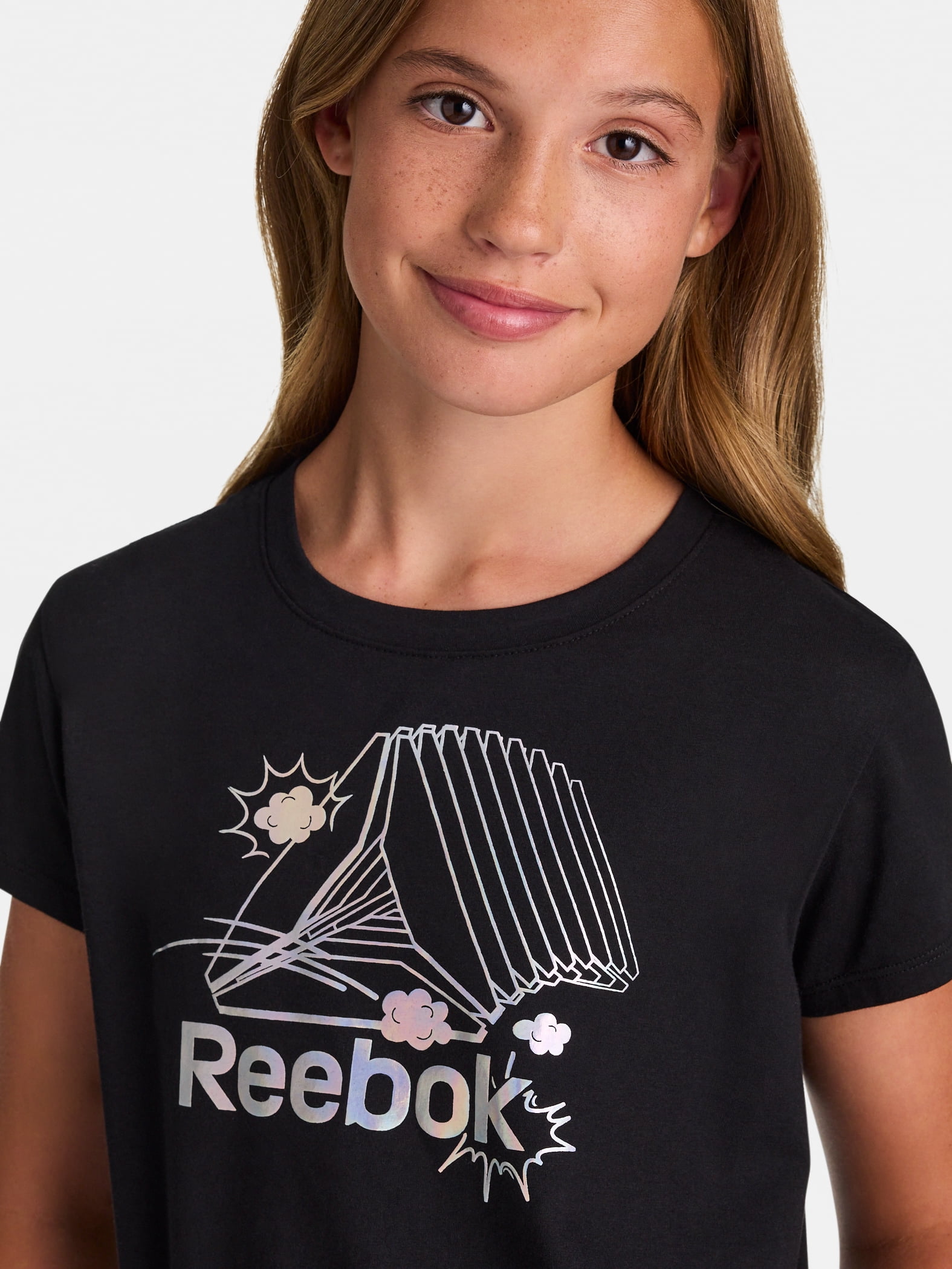 Reebok Girl's Rainbow Dash Graphic T-Shirt, Sizes 4-18