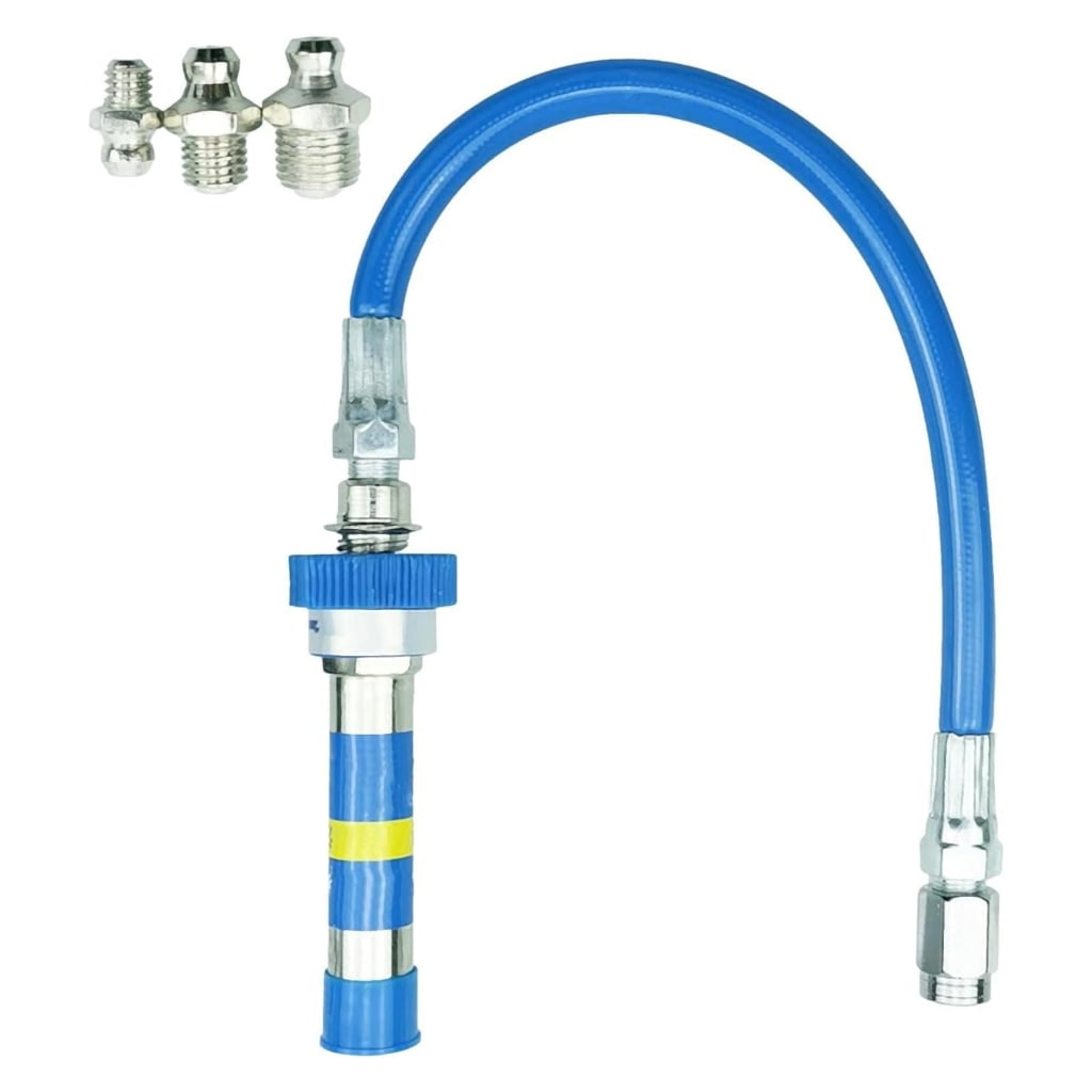 Professional Heavy Duty Grease Coupler Rapid Locking Release Universal Grease Guns Adapter High Pressure Oil Injection