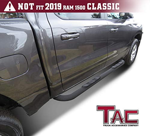 2 PCS BETTER AUTOMOTIVE 5/” Side Steps Fit 2019-2020 RAM 1500 Crew Cab Excl. 2019-2020 RAM 1500 Classic Truck Pickup 5 Oval Bend Stainless Steel Running Boards Side Bars Nerf Bars Accessories