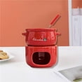 thumbnail image 1 of Taza para fondue, electrodomésticos de cocina, regalos, multifuncional, con tenedor, taza para derretir chocolate para refrigerios, hogar, compromiso. Rojo, 1 of 8