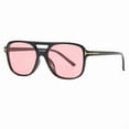 thumbnail image 5 of New Fashion Pilot Sunglasses Women Double Bridge Oversized Sun Glasses Oval Goggles Classic Candy Color Design Eyewear UV400, 5 of 9