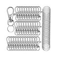 thumbnail image 3 of 120 Pcs/ensemble Crochets Pivotants Porte-Clés Boucles Assortiment Assortiment Design Simple Kit Porte-Clés Clips Accessoires de Bricolage Pièce de Rechange, 3 of 6