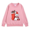 thumbnail image 3 of Winter Hoodies for Girls Christmas Snowflake Pullover Warm Sweatshirts for Kids Stylish Sportswear Outfit, 3 of 3