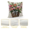 thumbnail image 4 of COMIO  Farmhouse Pillow Covers Tulip Decor Truck Tulips Basket Sweet Home Spring Pillow Covers, Cushion Case Gifts for Home Decor, 4 of 5