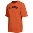 thumbnail image 2 of Men's Champion Orange San Francisco Giants All Star Chenille Wordmark T-Shirt, 2 of 3
