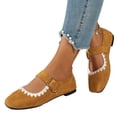 thumbnail image 5 of Willtoo Women's Mary Jane Ballet Flat with Buckle Strap Squared-Toed low top Casual Flat Shoes Slip on Breathable Casual Comfortable Walking Shoes, 5 of 5