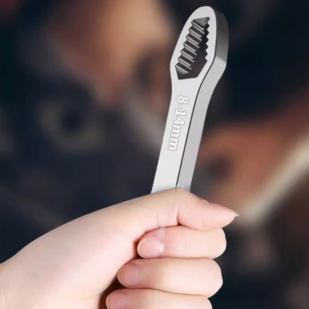 Adjustable Wrench Set: 2-Piece Self-Tightening Hand Tools for 8-22mm