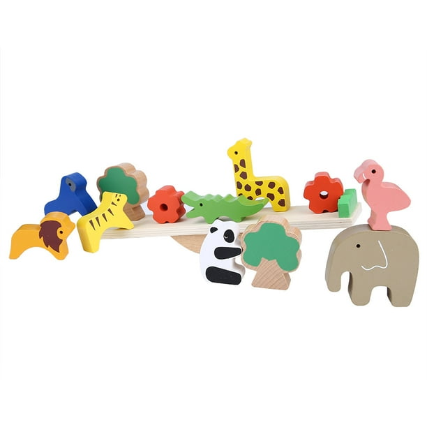 Juguetes de bloques para niños, juego de equilibrio de madera, juguetes de bloques de bosque para niños, juego de equilibrio, lo mejor en su clase