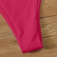 thumbnail image 6 of Women's 2 Piece Floral Print Halter Neck Tie Bikini Set Triangle String Thong Swimsuit Summer Bathing Suits for Women, 6 of 7