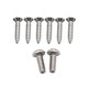 thumbnail image 5 of Soporte Irfora Un par de soportes de soporte para parasol cromados con casquillo de tornillos Irfora Soporte, 5 of 7
