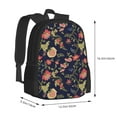 thumbnail image 2 of Balery Flower Backpack for Men and Women - Durable 600D Oxford Cloth -Large Capacity, Water-Resistant School, Travel, and Hiking Bag, 2 of 9