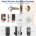 thumbnail image 7 of Door Lock,Blacksmith Electronic Door Lock with Password and Keys Unlock,Keyless Entry Smart Lock for Office Home Bedroom, 7 of 7