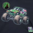 thumbnail image 3 of Monster Jam Grave Digger Mesh Hockey Jersey Long Sleeve T-Shirt Toddler to Big Kid, 3 of 4