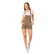 thumbnail image 1 of Jumper Mujer Short Overol Rasgado Con Bolsas Casual Urbano Verde verde CH Incógnita 330501, 1 of 6