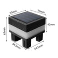 thumbnail image 5 of Farola De Valla Lámpara Control de interruptor a prueba de agua con brillo automático de luz ambiental solar LED para jardín, 5 of 5