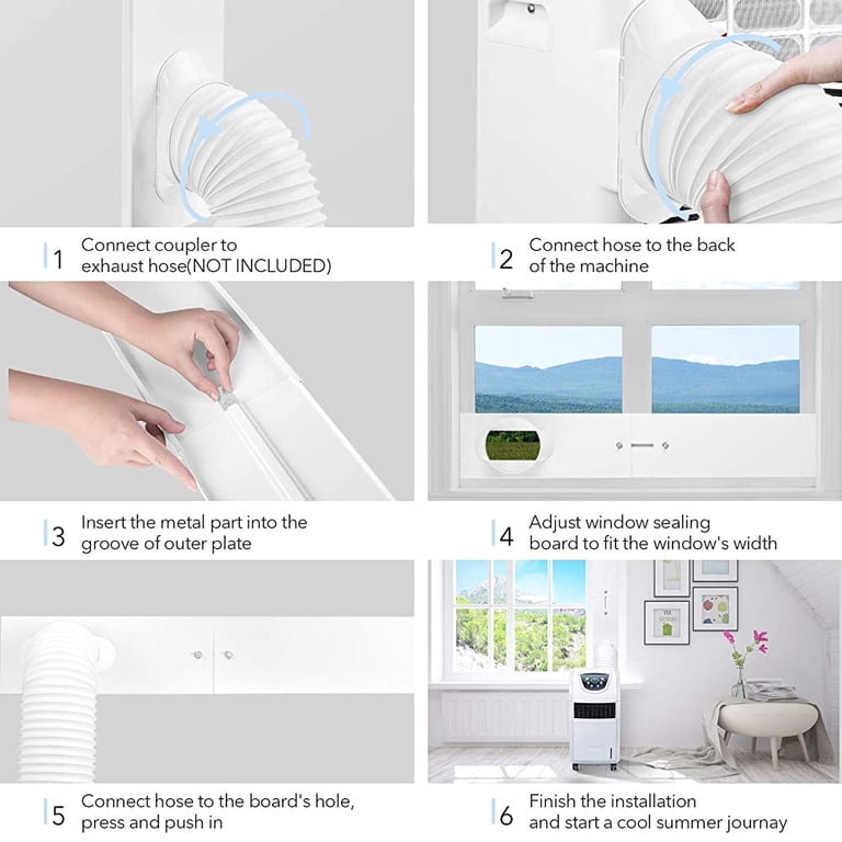 Window Ac Installation Kit Ac Window Unit Installation Kits Custom Portable AC Window Kit For
