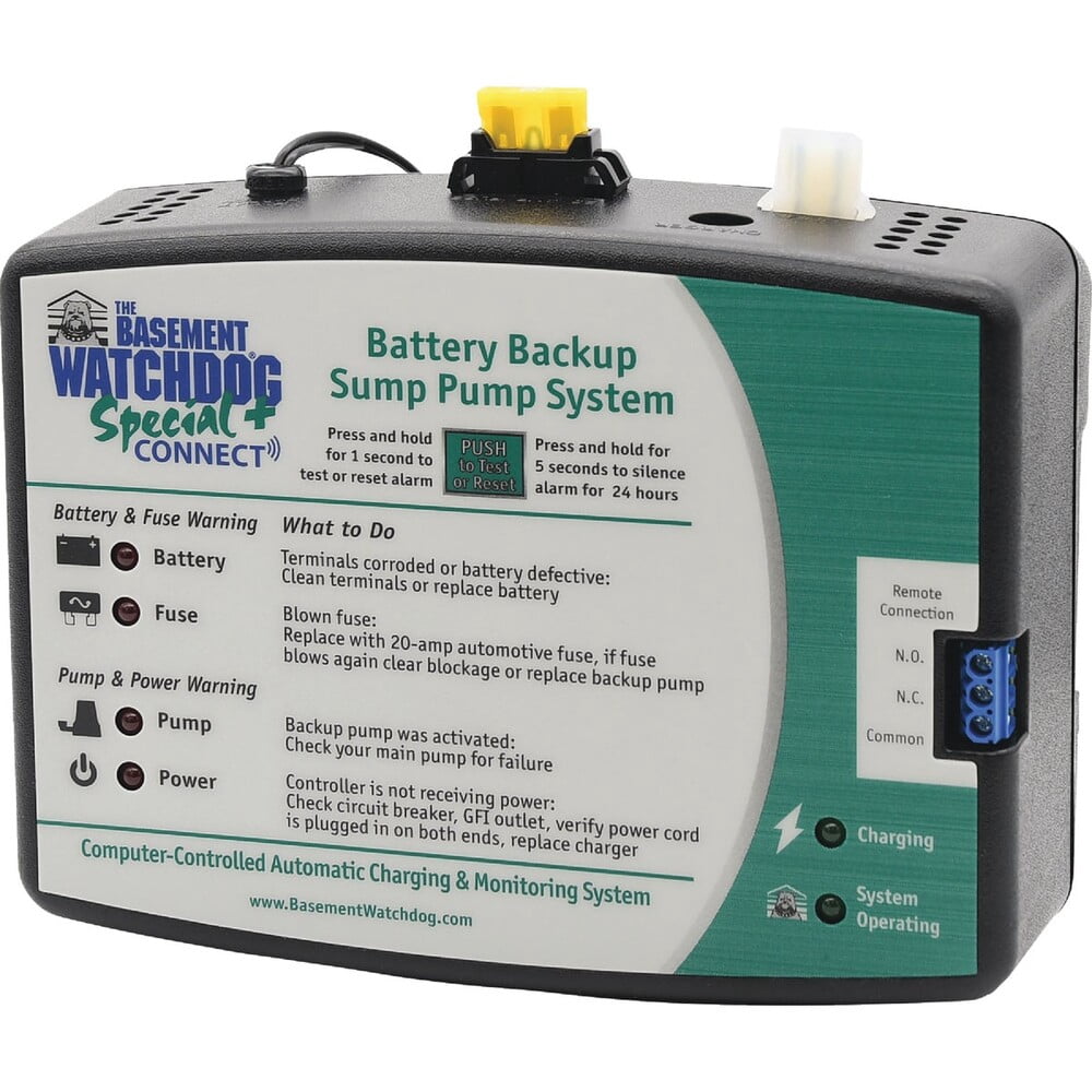 Basement Watchdog Special Battery Backup Sump Pump System