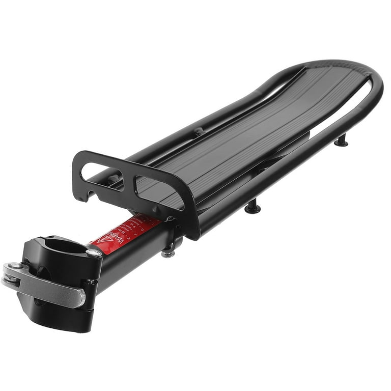 1 Set of 30 50CM Aluminium Alloy Bike Carrier Rack Mount Racks Cycling Cargo Racks Seatpost Rear Pannier Luggage Carrier Aluminum Stand Bike Shelf Quick Release Black Walmart