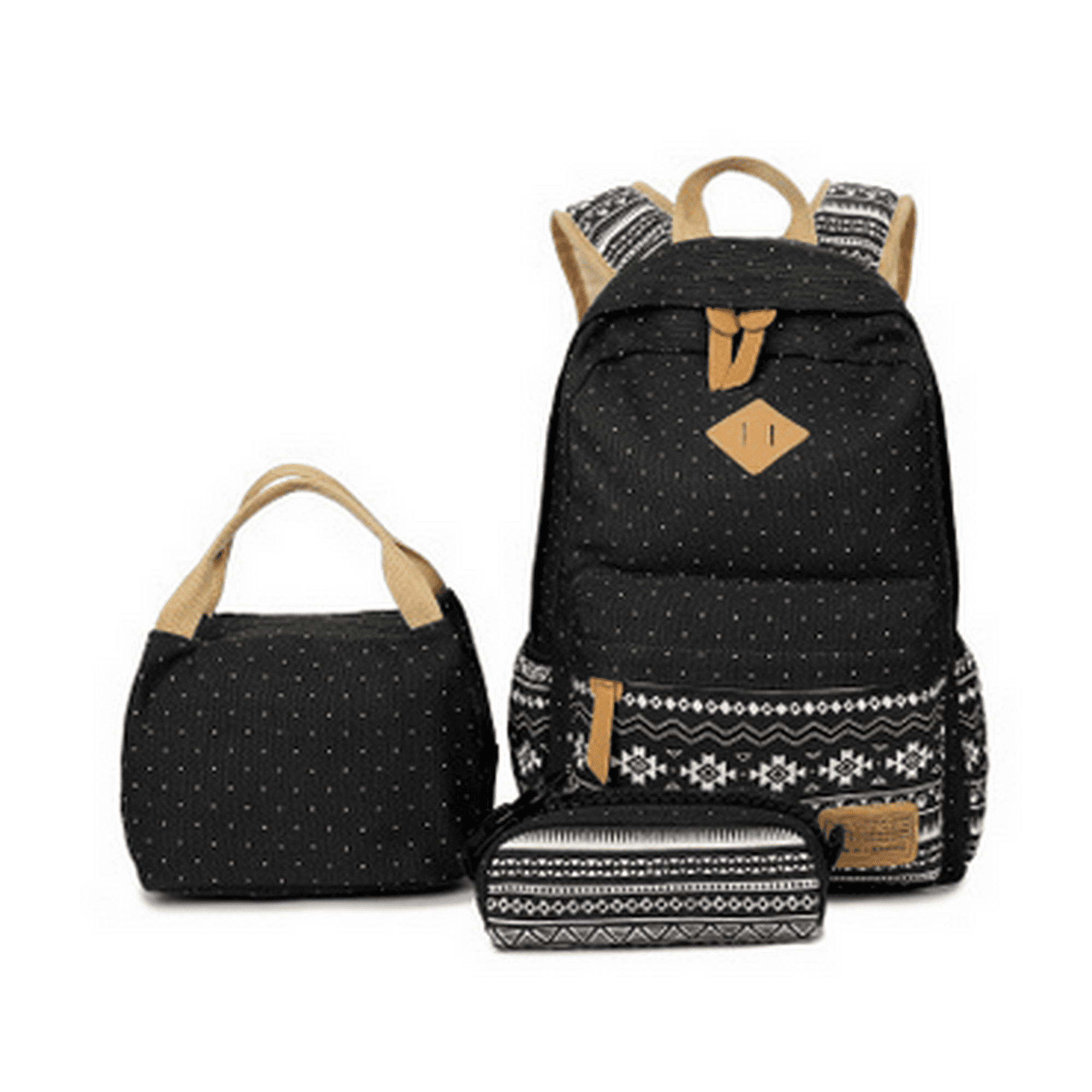 Chainplus Sac à Dos pour Adolescentes Sac à Dos en Toile Sac d