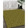 thumbnail image 3 of Ahgly Company Machine Washable Indoor Square Transitional Night Red Area Rugs, 3' Square, 3 of 7
