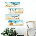 thumbnail image 4 of LAMIRO Summer Beach Signs Ocean Theme Coastal Bathroom Wall Decor Wood Sea Nautical Bathroom Decor Wooden Wall Art Plaque for Bedroom, 4 of 6