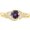 Alexandrite, variant on 1 to 6 Carat Round 14K Yellow Gold LAB GROWN Gemstone and LAB GROWN Diamond Engagement Ring (1ct Center, AAAA Heirloom Quality) Emerald 1 Carat Size: 5