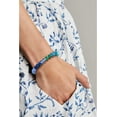 thumbnail image 3 of Women's Gemstone Beaded Bracelet Colourful Natural Stone Freshwater Pearl Surfers Beach Rainbow Bracelet Jewellery Gifts, 3 of 7