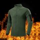 thumbnail image 1 of pstuiky camisas de manga larga para hombre, Sudadera con capucha para hombre, color liso, informal, con bolsillo en el hombro, manga larga, cremallera, estilo cárdigan xxxl, 1 of 6