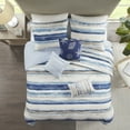 thumbnail image 4 of Madison Park Marina 6 Piece Printed Quilt Set with Throw Pillows in Blue, 4 of 10