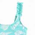 thumbnail image 4 of mgoYE Swimsuit for Girls Size 6 Toddler Girl Swimsuit Cute Pattern Swimwear Girls Beach Bathing Suit Two Pieces Bikini Set Summer(Sky Blue,3-4 Years), 4 of 8