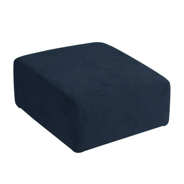 Inteprter Experimente la máxima comodidad Funda para reposapiés respetuosa con la piel Fundas tejidas de precisión para reposapiés Decoración del hogar azul oscuro