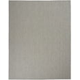 thumbnail image 5 of Nourison Courtyard Indoor/Outdoor Ivory Charcoal 8' x 10' Area Rug, (8x10), 5 of 10