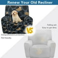 thumbnail image 4 of HELLHERO Leopard Print Couch Covers for Reclining Couches Skin Friendly Stretchy Lazyboy Recliner Chair Covers for Reclining Chair, Easy to Install, 4 of 8