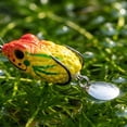 thumbnail image 5 of Topwater Frog Lures for Bass, Soft Hollow Body Swimbait with Sharp Hooks and Spinner Tail, Realistic Popper Fishing Bait for Freshwater Green, 5 of 5