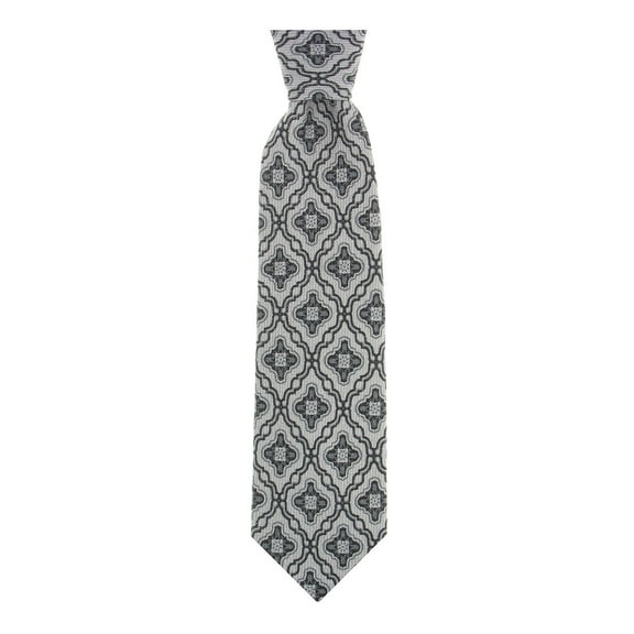 Michelsons of London Men's Black Paisley Tie