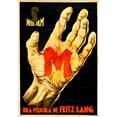 thumbnail image 1 of Best Posters M Fritz Lang 1931 Movie Poster 11Inx17In Mini Poster 11x17 Poster Color Category: Multi, Unframed, Ages: Adults, Rectangle, 1 of 3