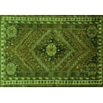 thumbnail image 1 of Ahgly Company Indoor Rectangle Persian Green Traditional Area Rugs, 2' x 5', 1 of 1