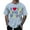 Light Blue, variant on Heart To Finger Paint I'm Paint Cute Graphic Tee for Men Comfortable Casual Crew Neck Shirt Soft Everyday Wearable Top with Design