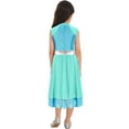 thumbnail image 2 of Raenseen Robe de Danse Ballet Sans Manches Col Montant pour Petites Filles Vert Menthe&Bleu 10, 2 of 8