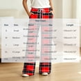 thumbnail image 4 of Tqcoqu Women's Plaid Print Wide Leg Pants, Elastic Waist Casual Lounge Sleep Long Trousers, Long Pajama Bottoms with Drawstring and Pockets,Women's S-XXL, 4 of 8