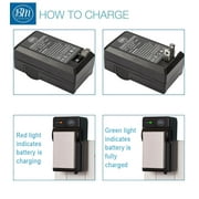BM Premium 2 Pack of EN-EL5 Batteries and Battery Charger for Nikon Coolpix P80, P90, P100, P500, P510, P520, P530 Digital Cameras